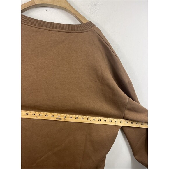 Nuuds OG Crewneck Sweatshirt Brown 3XL XXL Oversized Crewneck - Picture 7 of 8